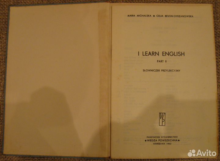 I learn english. M. Michalska, C. Beven-Oyrzanowsk