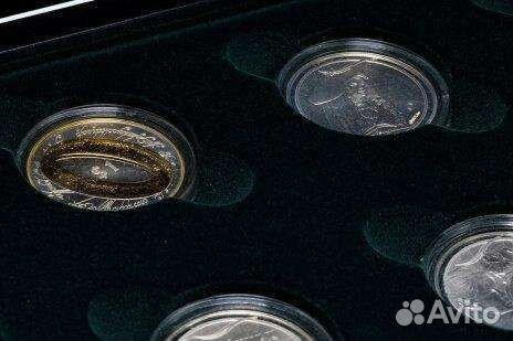 Монеты Властелин колец серебро набор в сундуке