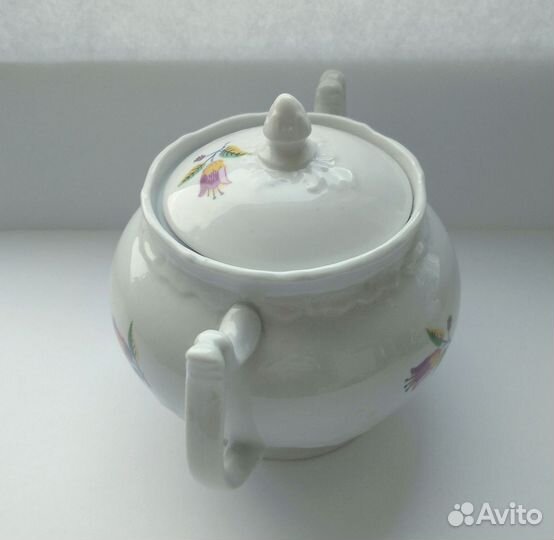 Сахарница фарфоровая Вербилки, СССР