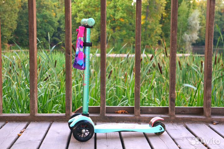 Детский самокат Maxi Micro Deluxe Мятный