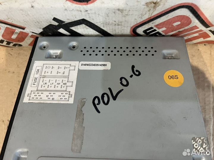 Магнитола VW Polo Jetta skoda