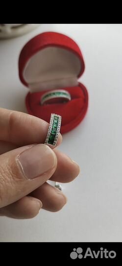 Серебро серьги и кольцо