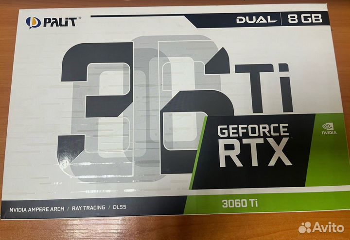 Видеокарта RTX 3060ti 8gb гарантия днс