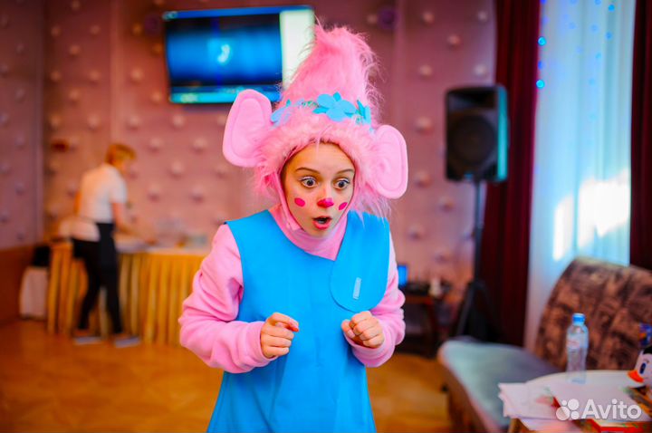 Аниматоры на день рождения дома, в кафе, детский с