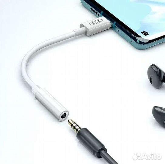 Адаптер переходник с Type-C USB на Jack 3.5