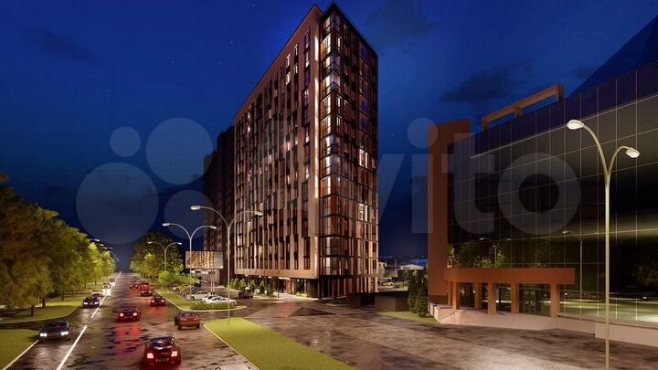 2-к. квартира, 84,8 м², 2/14 эт.