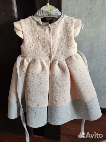 Нарядное платье для девочки 86 92