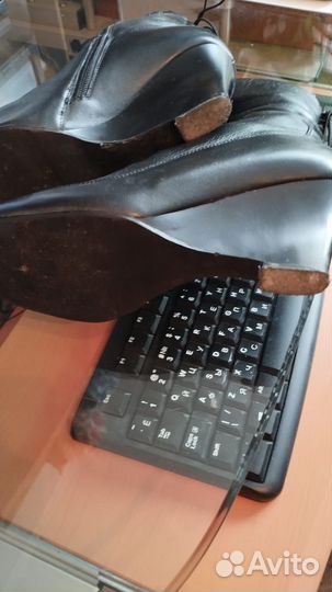 Полусапожки натуральная кожа демисезонные 38