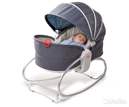Шезлонг качалка для новорожденных. Люлька - баунсе