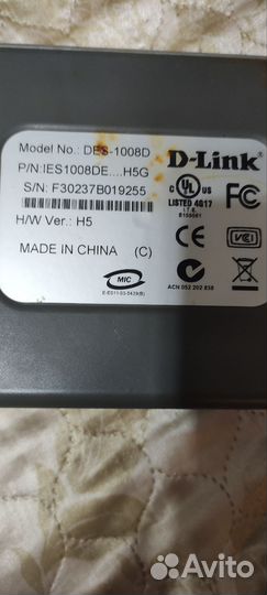 Коммутатор dlink