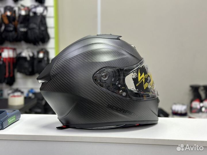 Мотошлем Scorpion EXO-1400 карбон матовый