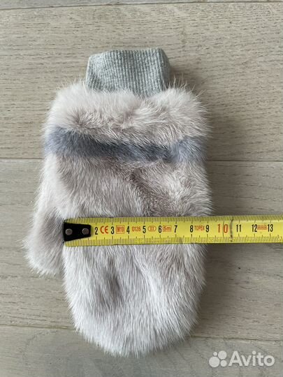 Варежки детские норковые