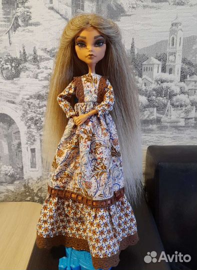 Парик для куклы мх Клео 5 дюймов