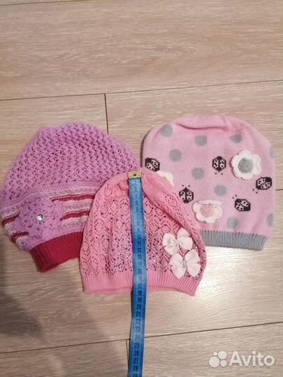 Шапка детская для девочки пакетом