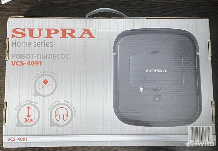 Робот пылесос supra новый