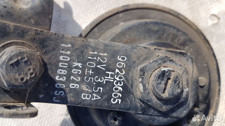 Звуковой сигнал matiz матиз 96293665