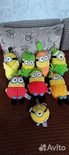 Мягкие игрушки Союзмультфильм,собака,миньоны,энгри