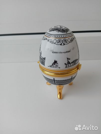 Шкатулка яйцо