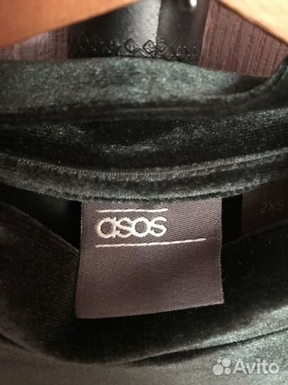 Велюровый Лонгслив ASOS