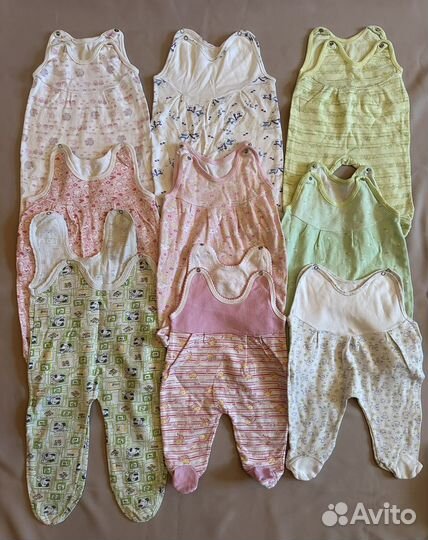 Большой пакет одежды для девочки 50-62