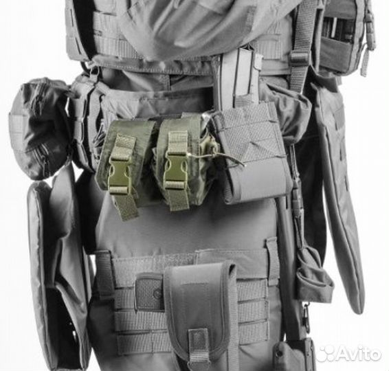 Подсумок тактический на 2 гранаты 