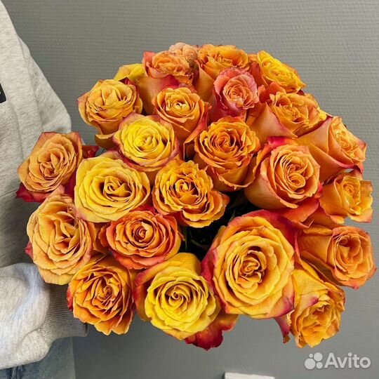 Цветы розы букет