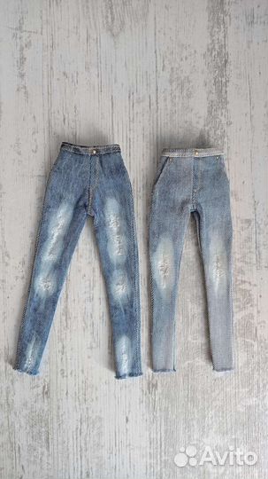 Джинсы и джинсовка для Барби