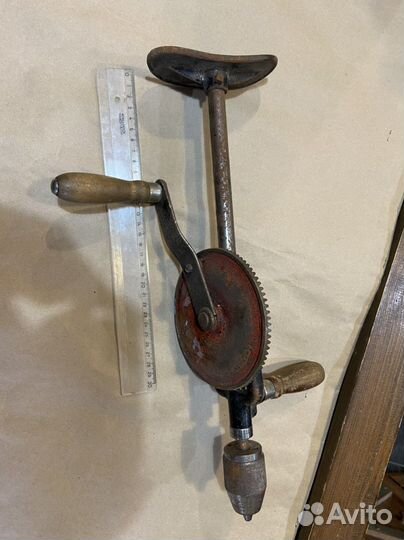 Антикварная дрель, США, 1920е года