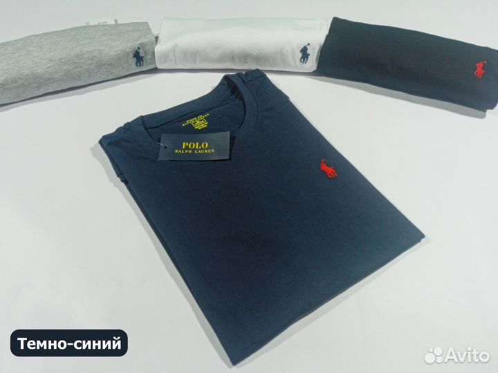 Футболка Polo Ralph Lauren LUX 4 цвета 2024