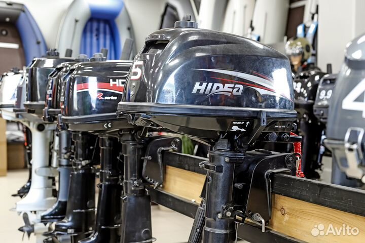 Лодочный мотор hidea HD5FHS Б\у