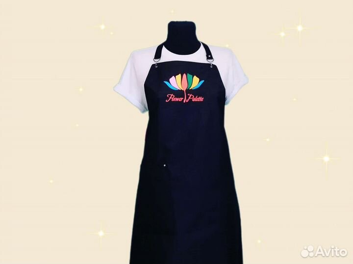 Фартук для флориста с логотипом