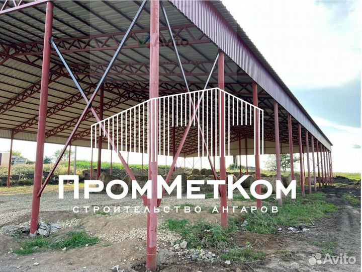 Строительство ангаров навесов