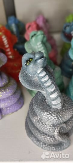 Мыло ручной работы новый год змея 2025