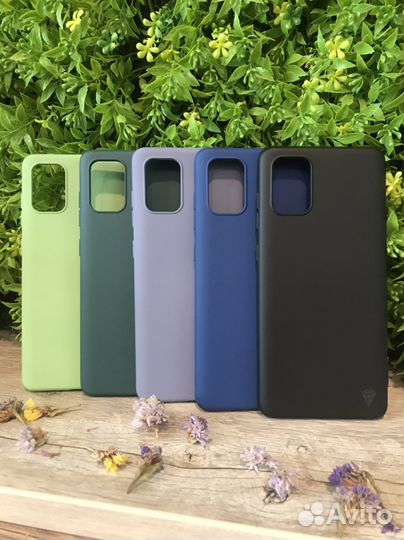 Чехол силиконовый Samsung A71