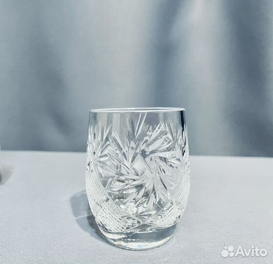Стопки хрустальные. Прошлый век. СССР
