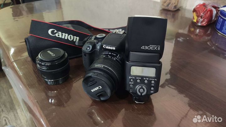 Зеркальный фотоаппарат canon 650d