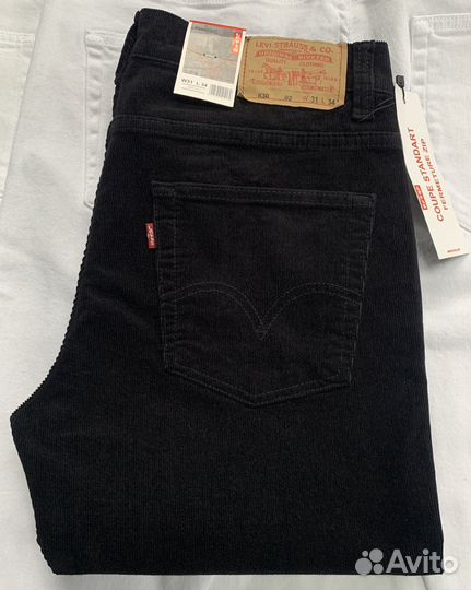 Вельвет Levi's 630 Coupe Standart Black