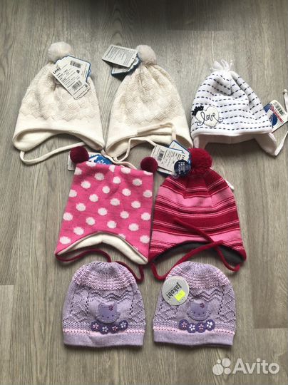 Шапка на девочку 44-46 размер