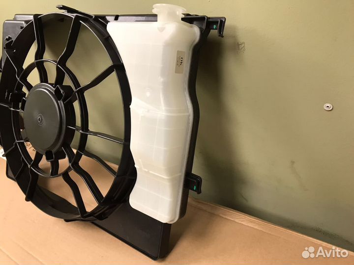 Диффузор радиатора солярис 2 киа рио 4