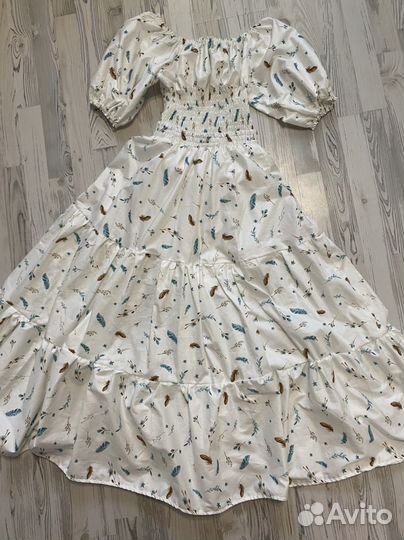 Костюм, юбка, топ бохо, ручная работа