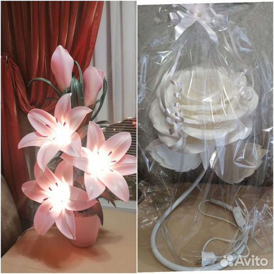 Цветы светильники из изолона