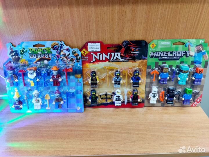 Игрушки фигурки лего различные персонажи
