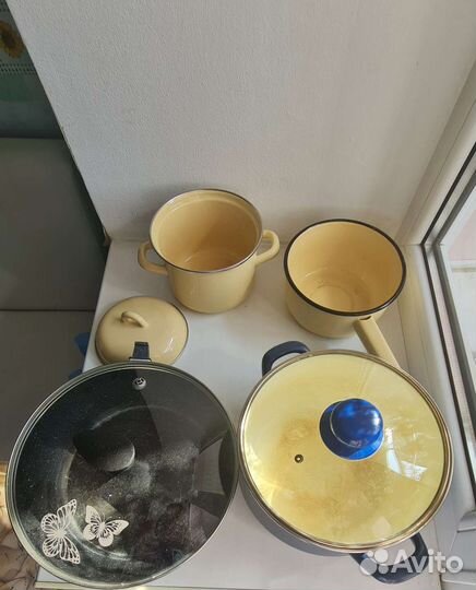 Кухонная утварь,посуда,набор ножей бу