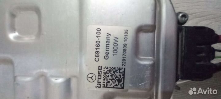 Моторчик вентелятора охлождения на Mercedes w222