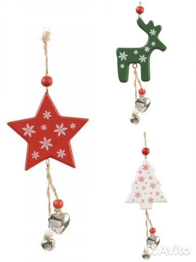 Подвески новогодние набор