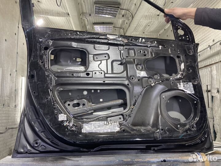 Дверь передняя левая kia rio 3