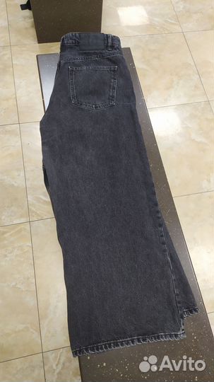 Джинсы zara широкие 32