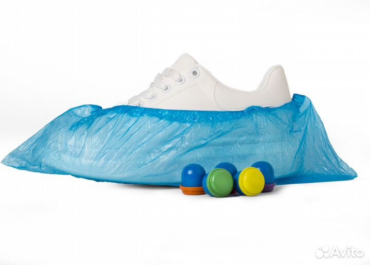 Бахилы в цветных капсулах 28мм (2000 шт)