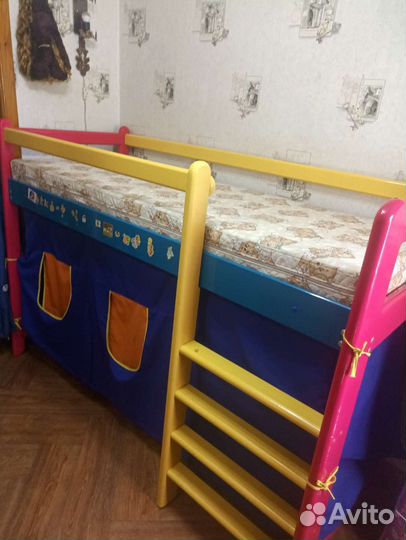 Детская кровать чердак