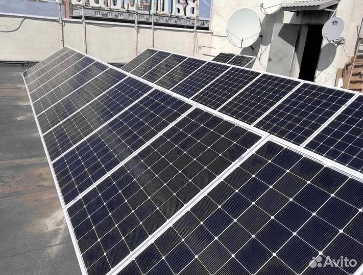 Комплект солнечных панелей с установкой под ключ